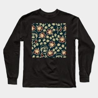 Magnificent Magnum Hawaiian Long Sleeve T-Shirt